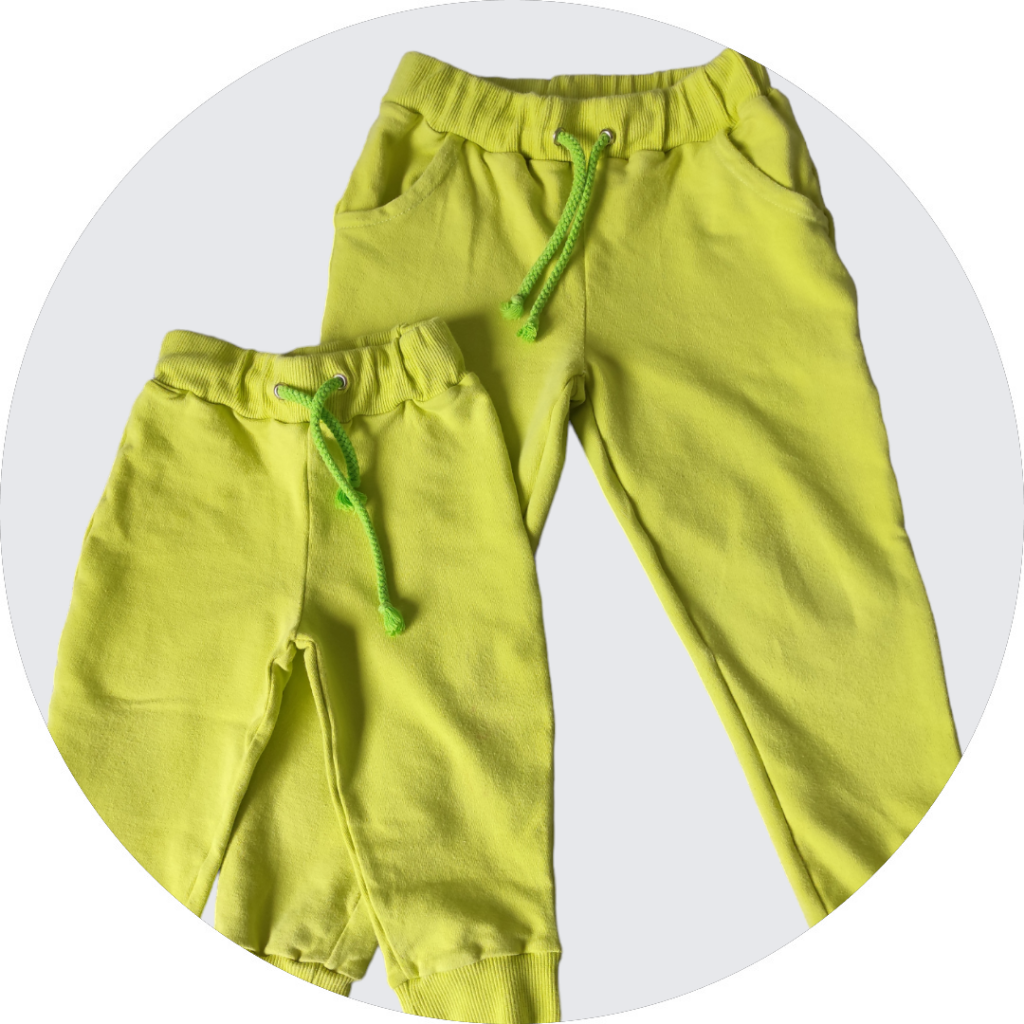 Spodnie dresowe limonka